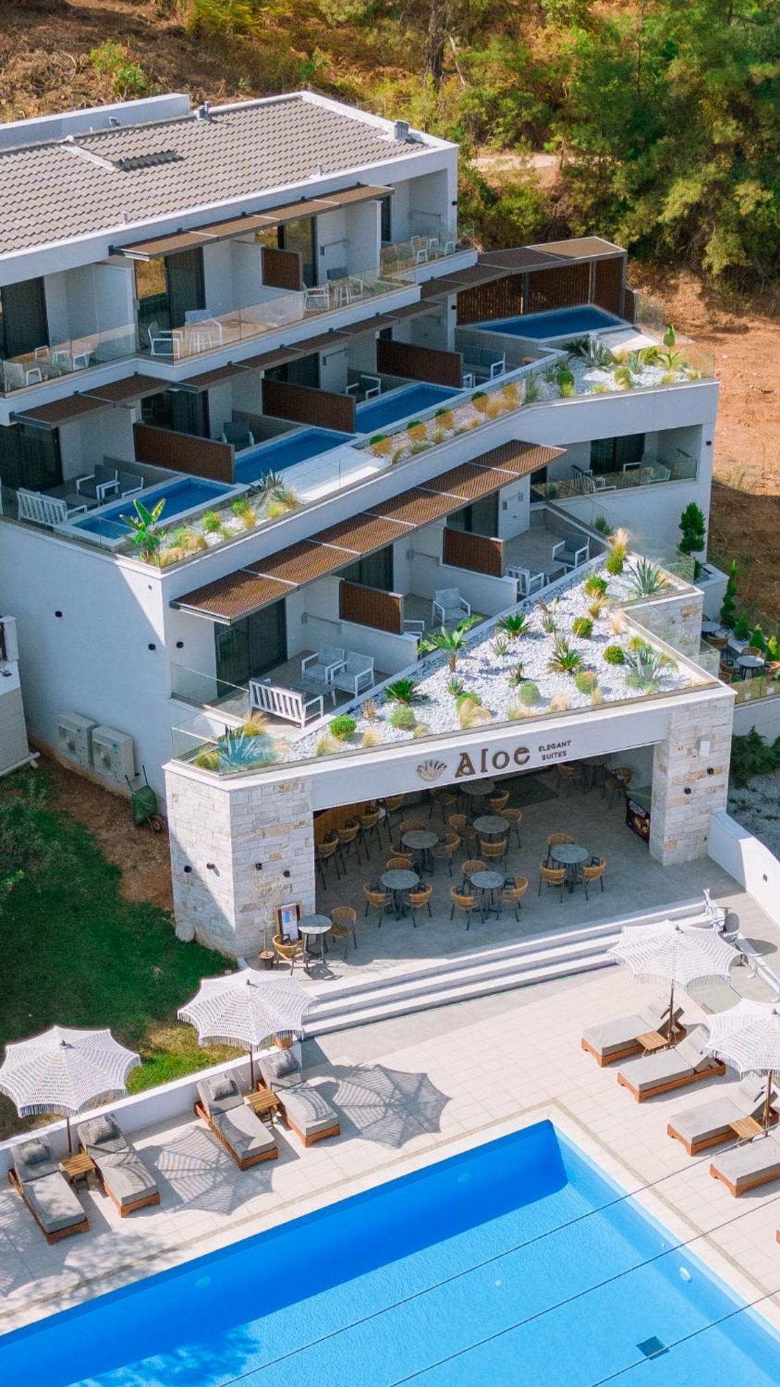 Aloe Elegant Suites Skala Potamia  Exteriér fotografie